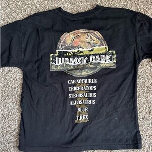 Zara Black Short Sleeve Tee with Graphic Design